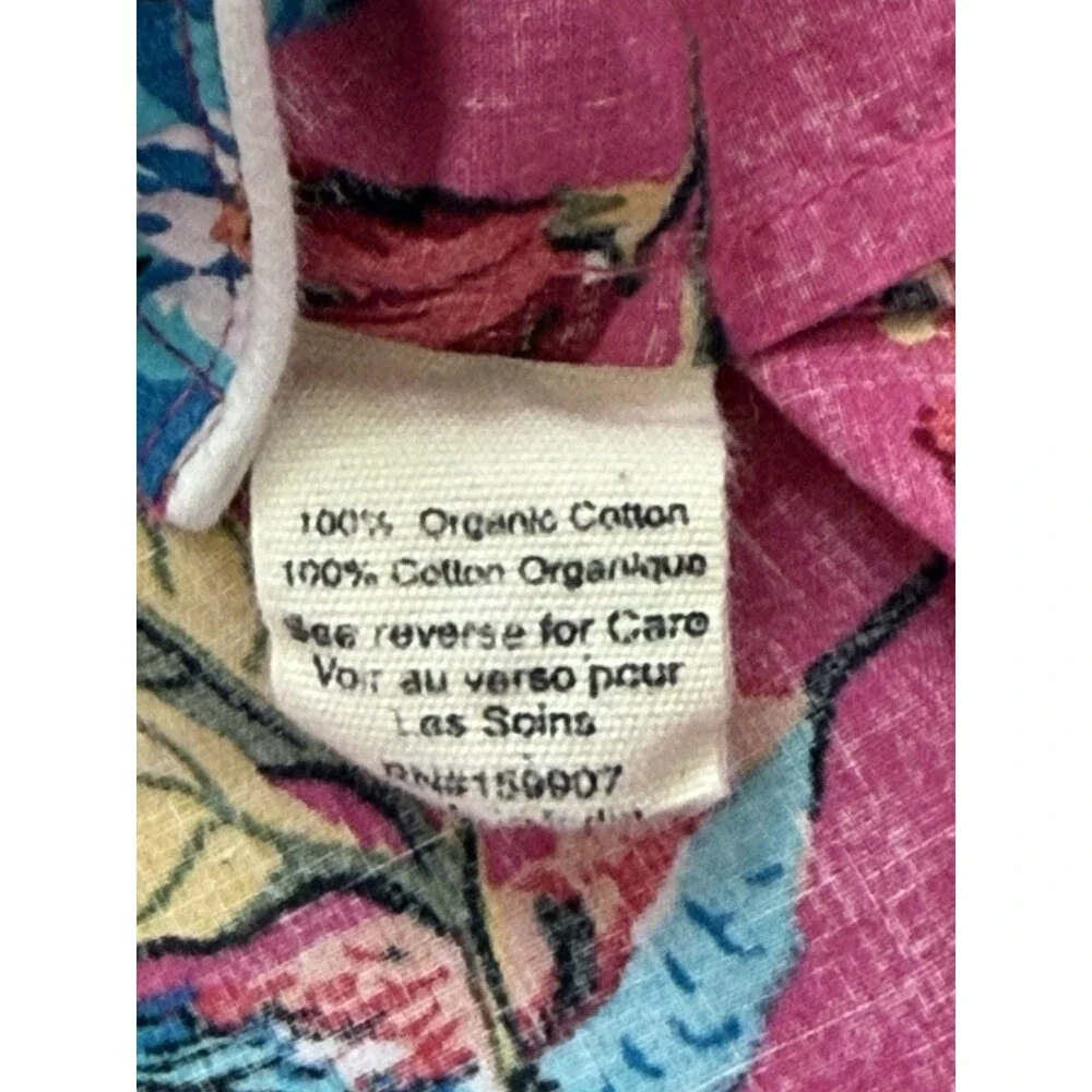 Printfresh Women’s XS Tall Pink Hummingbird Floral Pajama Set Artsy Colorful - Picture 5 of 13